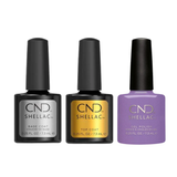 CND - Shellac Combo - Base, Top & Lilac Longing
