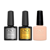 CND - Shellac Combo - Base, Top & Linen Luxury