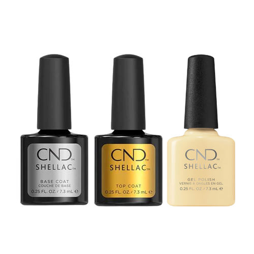 CND - Shellac Combo - Base, Top & Smile Maker