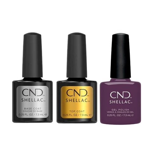 CND - Shellac Combo - Base, Top & Verbena Velvet