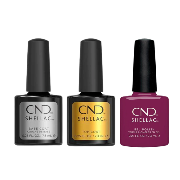 CND - Shellac Combo - Base, Top & Vivant