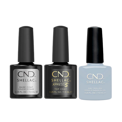 CND - Shellac Xpress5 Combo - Base, Top & Climb To The Top-az (0.25 oz)