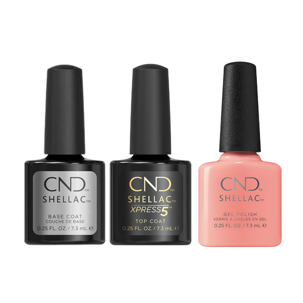 CND - Shellac Xpress5 Combo - Base, Top & Rule Breaker (0.25 oz)