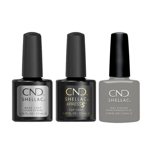 CND - Shellac Xpress5 Combo - Base, Top & Skipping Stones (0.25 oz)