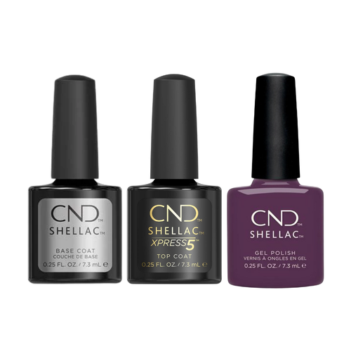 CND - Shellac Xpress5 Combo - Base, Top & Verbena Velvet