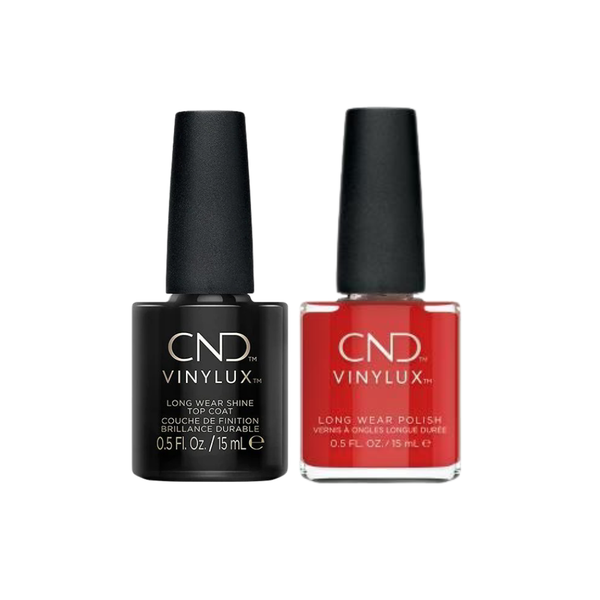 CND - Vinylux Topcoat & Devil Red 0.5 oz - #364