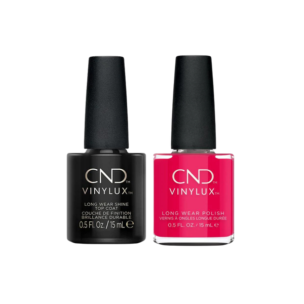 CND - Vinylux Topcoat & Sangria at Sunset 0.5 oz - #378