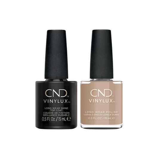 CND - Vinylux Topcoat & Wrapped In Linen 0.5 oz - #384