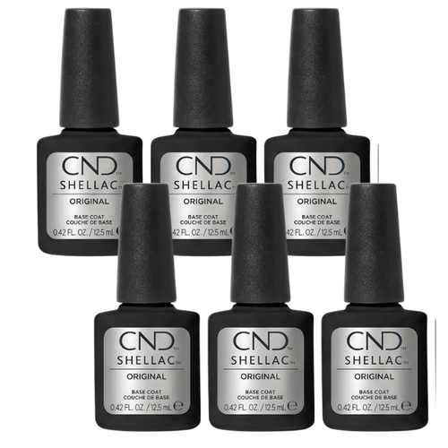 CND - Shellac Base Coat - 6 Pack