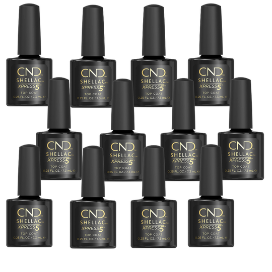 CND Shellac - XPress5 Top Coat - 12 Pack (0.25 oz)