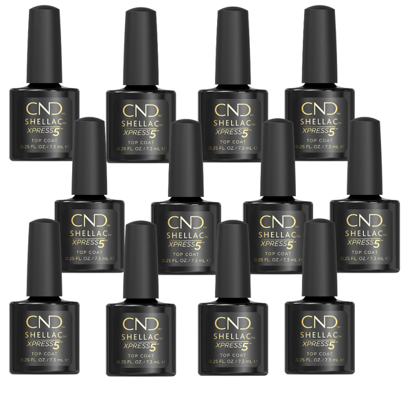 CND Shellac - XPress5 Top Coat - 12 Pack (0.25 oz)