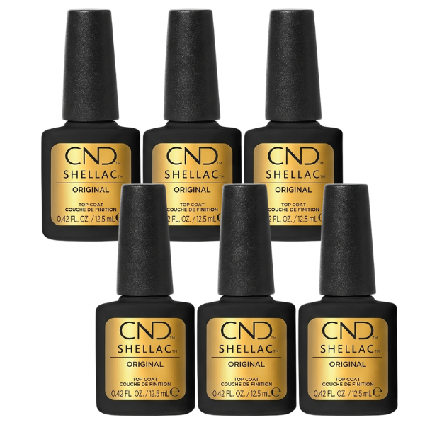 CND - Shellac Top Coat - 6 Pack