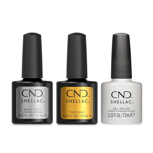 CND - Shellac Combo - Base, Top & Pearlwind
