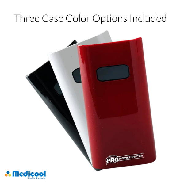 Medicool - Pro Power Switch Portable File - Red, Black & White