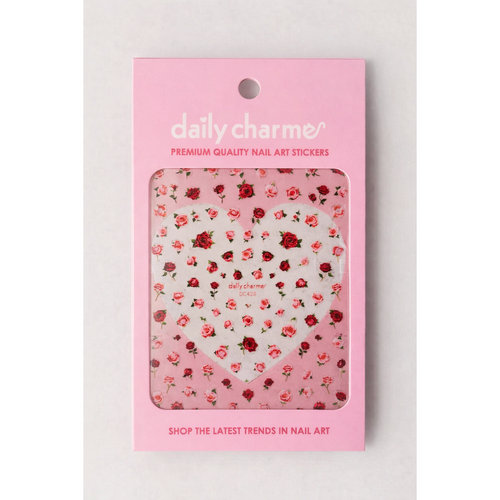 Daily Charme - Floral Nail Art Sticker / Sweetheart Roses