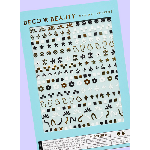 Deco Beauty - Nail Art Stickers - Checkered