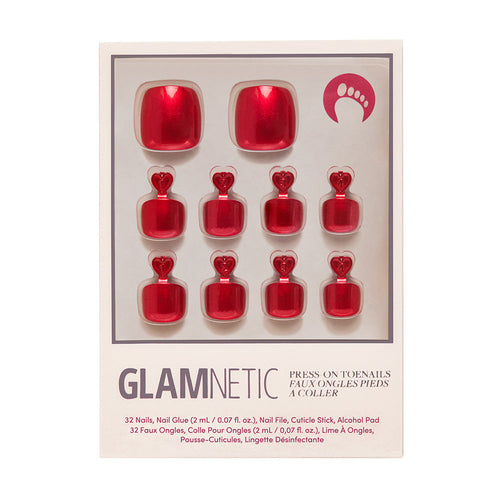 Glamnetic - Press On - Cherry Glaze Toenail