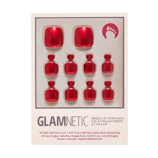 Glamnetic - Press On - Cherry Glaze Toenail