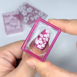 Maniology - Nail Tool - Cherry Blossom Ice Cube Stamper & Scraper Set