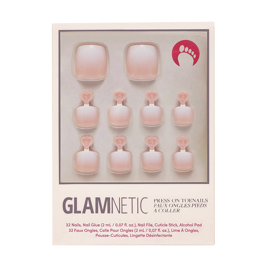 Glamnetic - Press On - Creamer Toenail