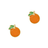 Daily Charme - Sunny Orange Nail Charm / Gold