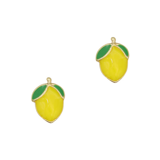 Daily Charme - Zesty Lemon Nail Charm / Gold