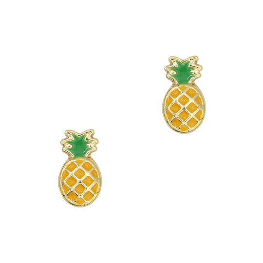 Daily Charme - Tropic Pineapple Nail Charm / Gold