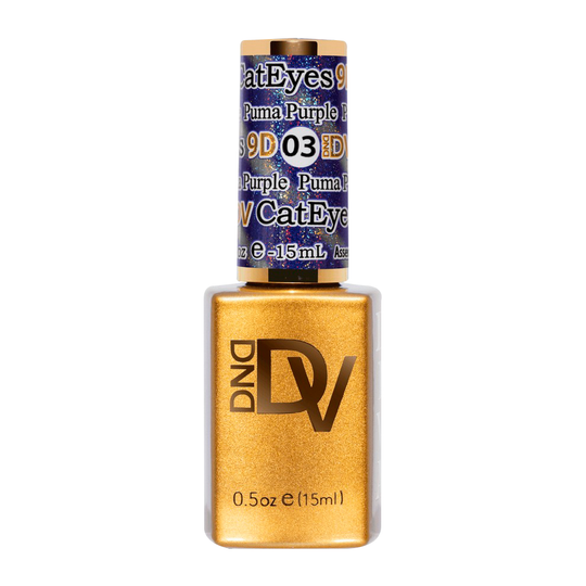 DND - Diva 9D Cat Eye - Glassball - Puma Purple #03