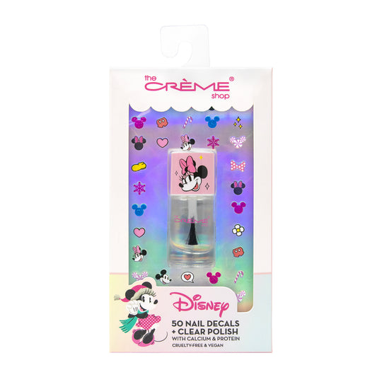 The Creme Shop x Disney - Minnie Mouse 50 Nail Decals & Clear Polish