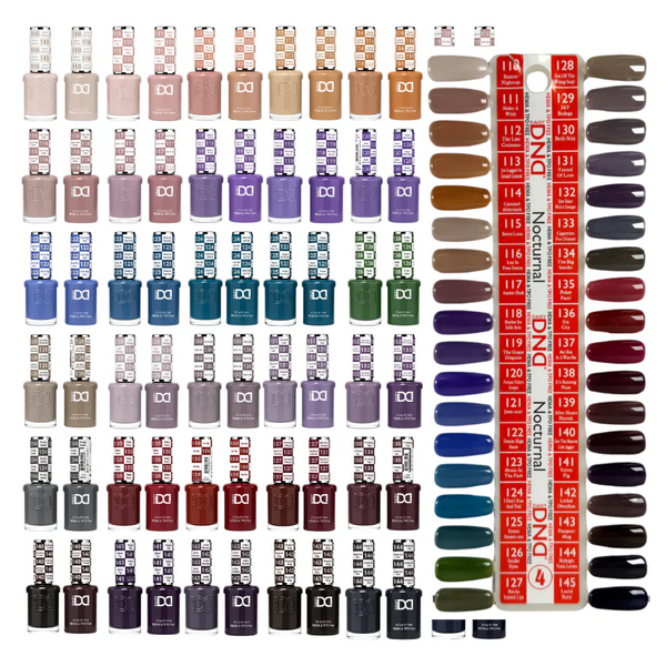 DND - Hema-Free & TPO-Free Gel & Lacquer - One Line - 288 Gel & Lacquer Combos