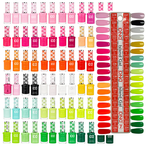 DND - Hema-Free & TPO-Free Gel & Lacquer - One Line - 288 Gel & Lacquer Combos