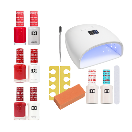 DND - Color Me Red Gel Polish Starter Set