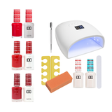 DND - Color Me Red Gel Polish Starter Set