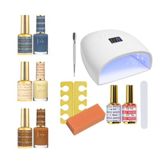 DND - Drive It In Neutral Gel Polish Starter Set