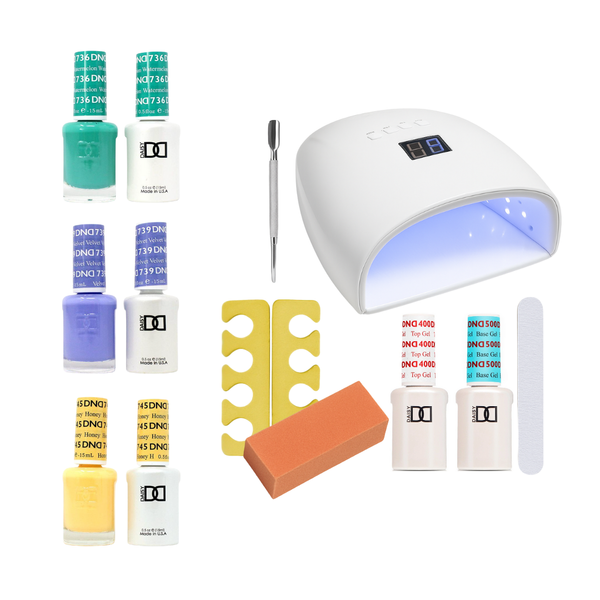 DND - Warm Tones Gel Polish Starter Set