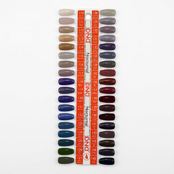 DND - DC Swatch Set - Part 04 - Set Of 36 Colors - Nocturnal 