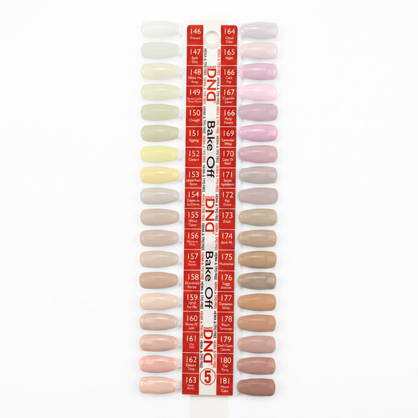 DND - DC Swatch Set - Part 05 - Set Of 36 Colors - Bake Off 
