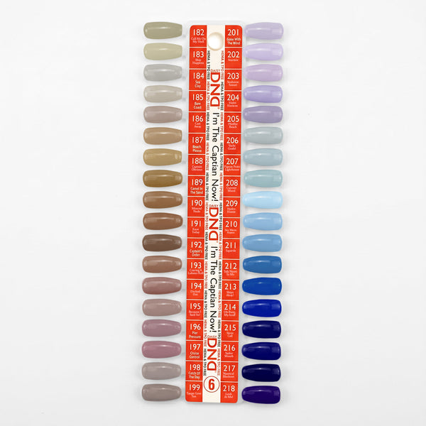 DND - DC Swatch Set - Part 06 - Set Of 36 Colors - I'm The Captian Now! 