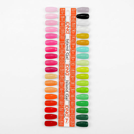DND - DC Swatch Set - Part 07 - Set Of 36 Colors - Island Gal