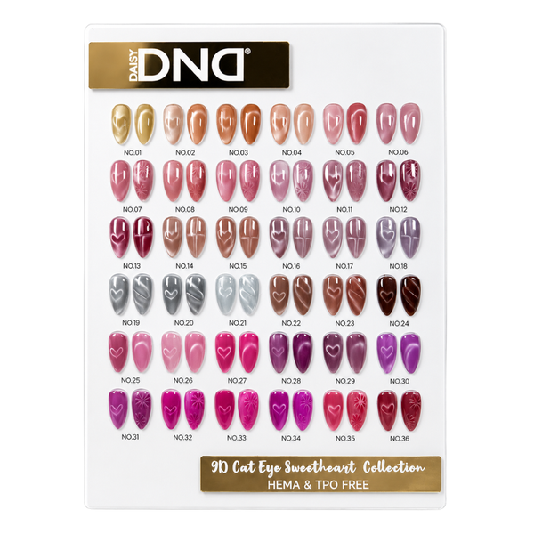 DND - Hema-Free & TPO-Free 9D Cat Eye - Sweet Heart Collection