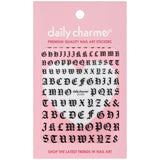 Daily Charme - Nail Art Sticker - Gothic Letters