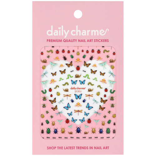 Chic Nail Art Sticker - Garden Critters