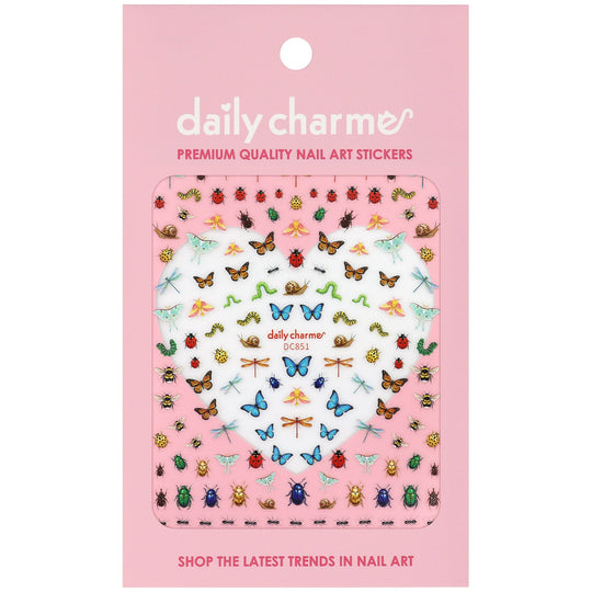 Daily Charme -  Chic Nail Art Sticker - Garden Critters
