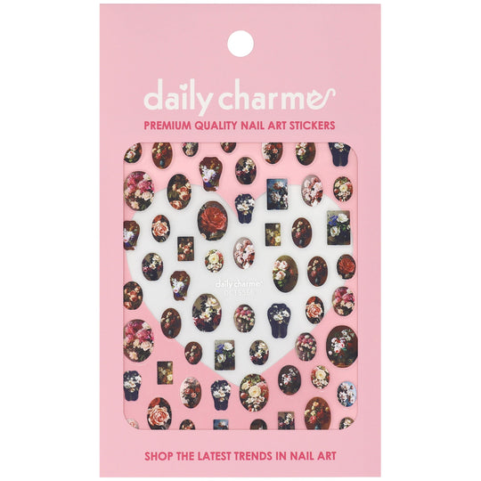 Daily Charme - Floral Nail Art Sticker – Victorian Painting