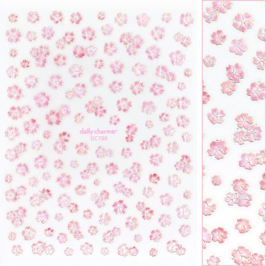 Daily Charme - Floral Nail Art Sticker - Enchanted Petals