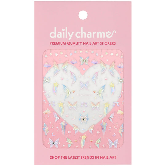 Daily Charme - Bejeweled Nail Art Sticker – Cosmic Wings