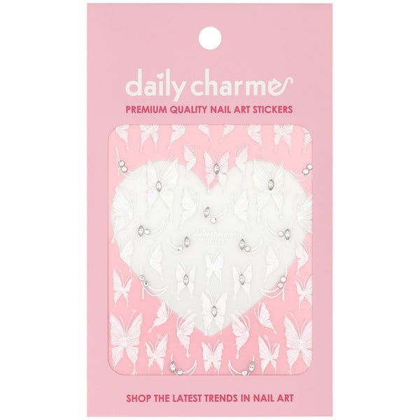 Daily Charme - Bejeweled Nail Art Sticker – Fairy Wings