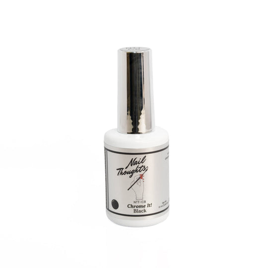 Nail Thoughts Color Gel - Chrome It - Black Gel - #NTT-CB
