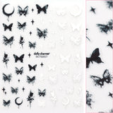 Daily Charme - Butterfly Nail Art Sticker - Smoky Ink Art