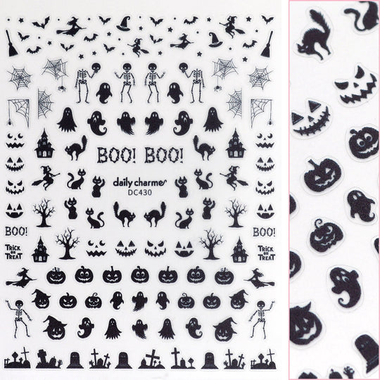 Daily Charme - Halloween Nail Art Sticker - Midnight Mischief